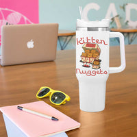 Kitten Nuggets Tumbler With Handle Funny Cat Lover Gift