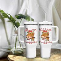 Kitten Nuggets Tumbler With Handle Funny Cat Lover Gift