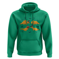 Halloween Dinosaur Nugget Hoodie Funny Spooky Food Gift - Wonder Print Shop