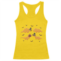 Halloween Dinosaur Nugget Racerback Tank Top Funny Spooky Food Gift - Wonder Print Shop