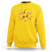 Halloween Dinosaur Nugget Sweatshirt Funny Spooky Food Gift - Wonder Print Shop