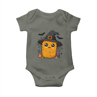 Halloween Nugget With Witch Hat Baby Onesie Funny Food Gift - Wonder Print Shop