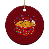 Xmas Chicken Nuggets Ceramic Ornament Funny Food Lover Gift - Wonder Print Shop