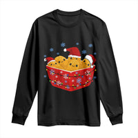 Christmas Chicken Nuggets Long Sleeve Shirt Funny Food Lover Gift - Wonder Print Shop