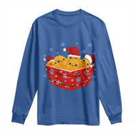 Christmas Chicken Nuggets Long Sleeve Shirt Funny Food Lover Gift - Wonder Print Shop