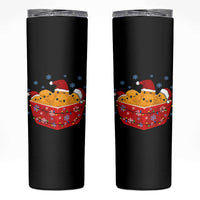 Christmas Chicken Nuggets Skinny Tumbler Funny Food Lover Gift