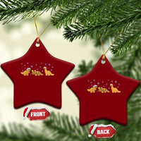 Chicken Nugget Lover Ceramic Ornament Xmas Holiday Gift - Wonder Print Shop
