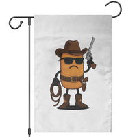 Cowboy Chicken Nugget Garden Flag Funny Food Gift - Wonder Print Shop