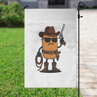 Cowboy Chicken Nugget Garden Flag Funny Food Gift - Wonder Print Shop