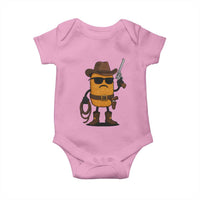 Cowboy Chicken Nugget Baby Onesie Funny Food Gift - Wonder Print Shop