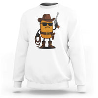 Cowboy Chicken Nugget Sweatshirt Funny Food Gift - Wonder Print Shop