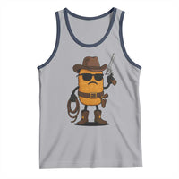 Cowboy Chicken Nugget Tank Top Funny Food Gift - Wonder Print Shop