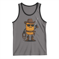 Cowboy Chicken Nugget Tank Top Funny Food Gift - Wonder Print Shop
