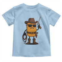 Cowboy Chicken Nugget Toddler T Shirt Funny Food Gift - Wonder Print Shop