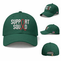 HIV AIDS Awareness Fighter Baseball Cap Support Squad Gift