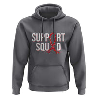 HIV AIDS Awareness Fighter Hoodie Support Squad Gift - Wonder Print Shop