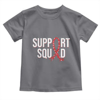 HIV AIDS Awareness Fighter Toddler T Shirt Support Squad Gift - Wonder Print Shop