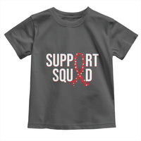 HIV AIDS Awareness Fighter Toddler T Shirt Support Squad Gift - Wonder Print Shop