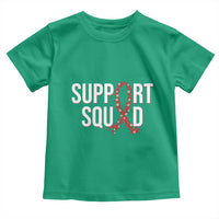 HIV AIDS Awareness Fighter Toddler T Shirt Support Squad Gift - Wonder Print Shop