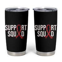 HIV AIDS Awareness Fighter Tumbler Cup Support Squad Gift - Wonder Print Shop