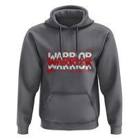 HIV Awareness Warrior Hoodie Red Ribbon Fighter Gift - Wonder Print Shop