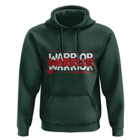 HIV Awareness Warrior Hoodie Red Ribbon Fighter Gift - Wonder Print Shop