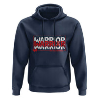 HIV Awareness Warrior Hoodie Red Ribbon Fighter Gift - Wonder Print Shop