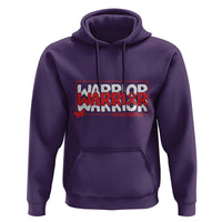 HIV Awareness Warrior Hoodie Red Ribbon Fighter Gift - Wonder Print Shop