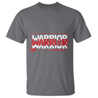 HIV Awareness Warrior T Shirt Red Ribbon Fighter Gift - Wonder Print Shop