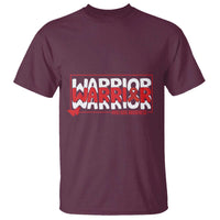 HIV Awareness Warrior T Shirt Red Ribbon Fighter Gift - Wonder Print Shop