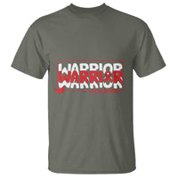 HIV Awareness Warrior T Shirt Red Ribbon Fighter Gift - Wonder Print Shop
