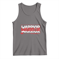 HIV Awareness Warrior Tank Top Red Ribbon Fighter Gift - Wonder Print Shop