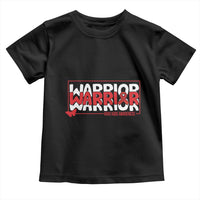 HIV Awareness Warrior Toddler T Shirt Red Ribbon Fighter Gift - Wonder Print Shop