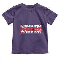 HIV Awareness Warrior Toddler T Shirt Red Ribbon Fighter Gift - Wonder Print Shop