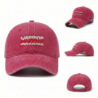 HIV Awareness Warrior Washed Cotton Baseball Cap Red Ribbon Fighter Gift