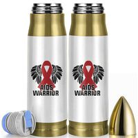Aids Warrior Bullet Tumbler Red Ribbon HIV Awareness Gift - Wonder Print Shop