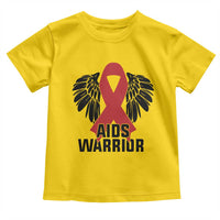 Aids Warrior Toddler T Shirt Red Ribbon HIV Awareness Gift - Wonder Print Shop