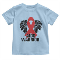 Aids Warrior Toddler T Shirt Red Ribbon HIV Awareness Gift - Wonder Print Shop