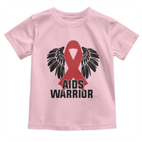Aids Warrior Toddler T Shirt Red Ribbon HIV Awareness Gift - Wonder Print Shop