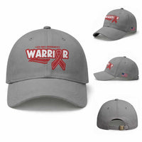 HIV Awareness Warrior Baseball Cap Red Ribbon Support Gift