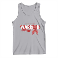 HIV Awareness Warrior Tank Top Red Ribbon Support Gift - Wonder Print Shop
