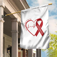 Never Forget World AIDS Day Garden Flag Red Ribbon HIV Awareness Gift - Wonder Print Shop