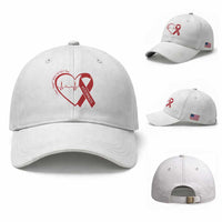 Never Forget World AIDS Day Baseball Cap Red Ribbon HIV Awareness Gift