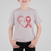 Never Forget World AIDS Day T Shirt For Kid Red Ribbon HIV Awareness Gift - Wonder Print Shop