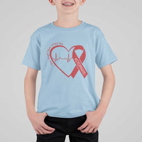 Never Forget World AIDS Day T Shirt For Kid Red Ribbon HIV Awareness Gift - Wonder Print Shop
