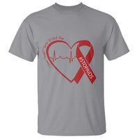 Never Forget World AIDS Day T Shirt Red Ribbon HIV Awareness Gift - Wonder Print Shop