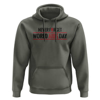World AIDS Day Never Forget Hoodie Red Ribbon Support Gift - Wonder Print Shop