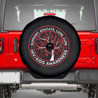 HIV AIDS Awareness Empowerment Gift Spare Tire Cover Support Educate Care Cure - Wonder Print Shop