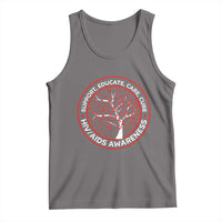 HIV AIDS Awareness Empowerment Gift Tank Top Support Educate Care Cure - Wonder Print Shop