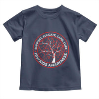 HIV AIDS Awareness Empowerment Gift Toddler T Shirt Support Educate Care Cure - Wonder Print Shop